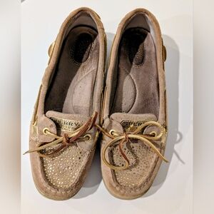 Sperry Women's Tan Angelfish Boat Shoes